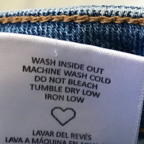 Cello Jeans Women 7 Blue High Rise Distressed Destroyed Raw Hem Medium Wash - Picture 13 of 13